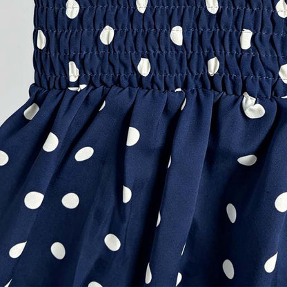 👗 50% OFF NOW! ⚫ Women's Off-Shoulder Polka Dot 2-Piece Set – Flirty top & matching shorts – lightweight & perfect for summer parties, vacations or beach days 🌊